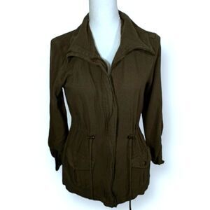 BSWEET ARMY GREEN UTILITY JACKET SZ.M EUC